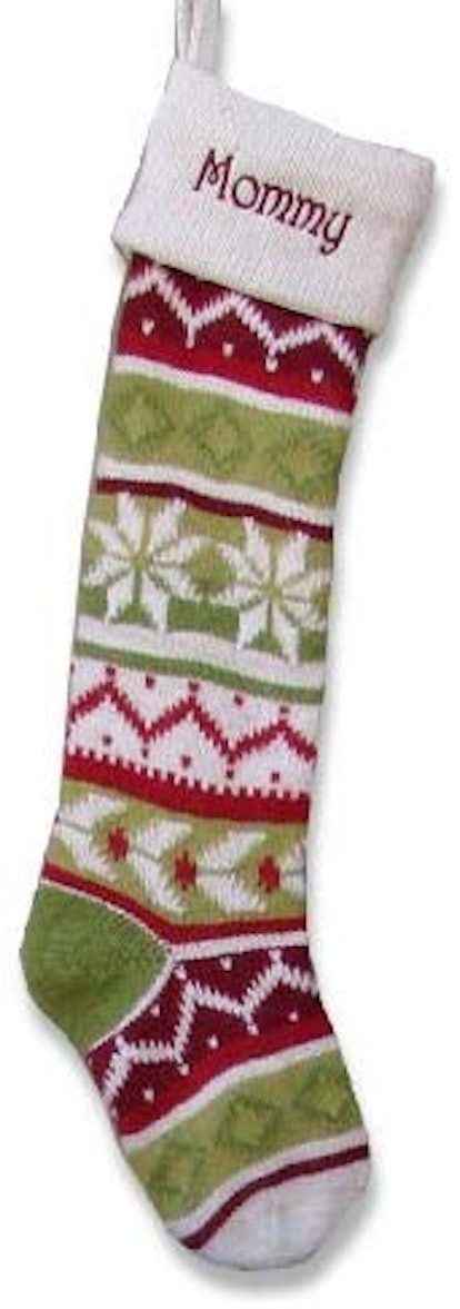 personalized knitted best christmas stockings