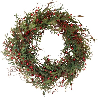 wreath depot marion winter berry wreath best artificial christmas wreaths