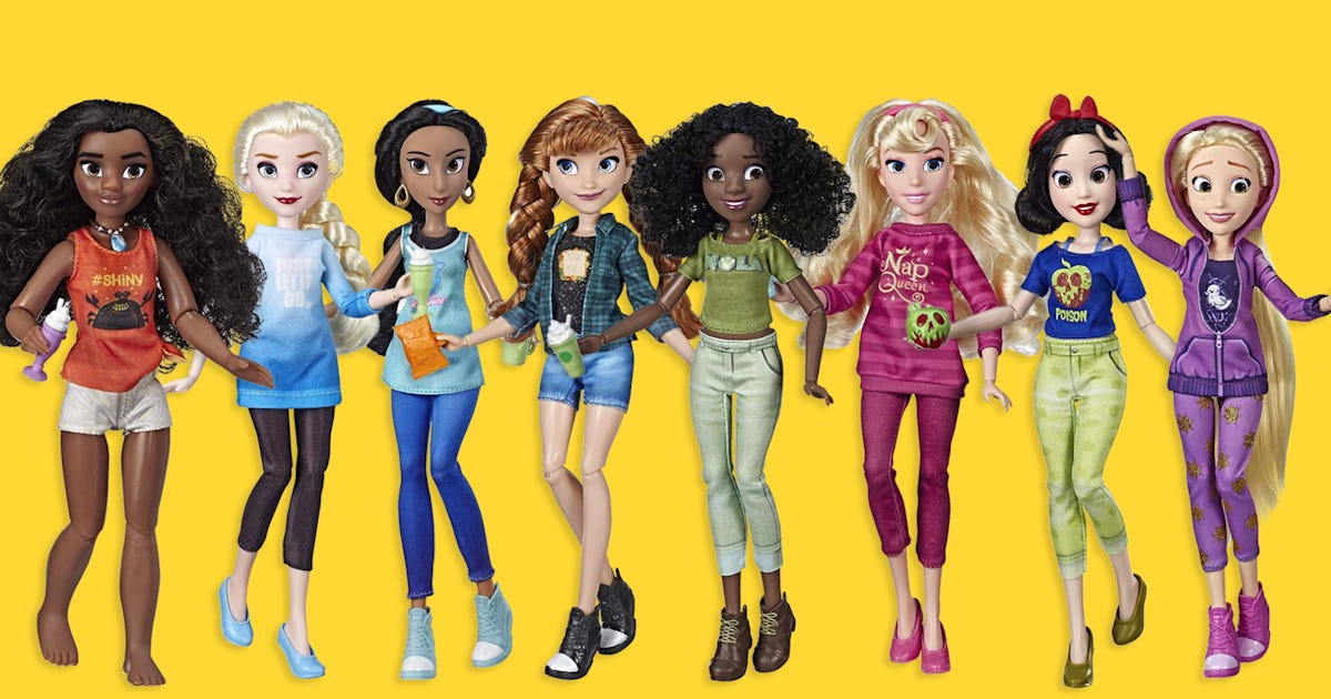 Disney princess casual 2024 dolls