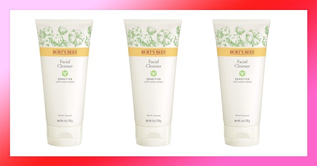 Three tubes of Burt's Bees Face Cleanser, Facial Wash for Sensitive Skin