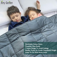 Amy Garden 100% Cotton Weighted Blanket