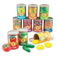 LEARNING RESOURCES One to Ten Counting Cans Toy Set