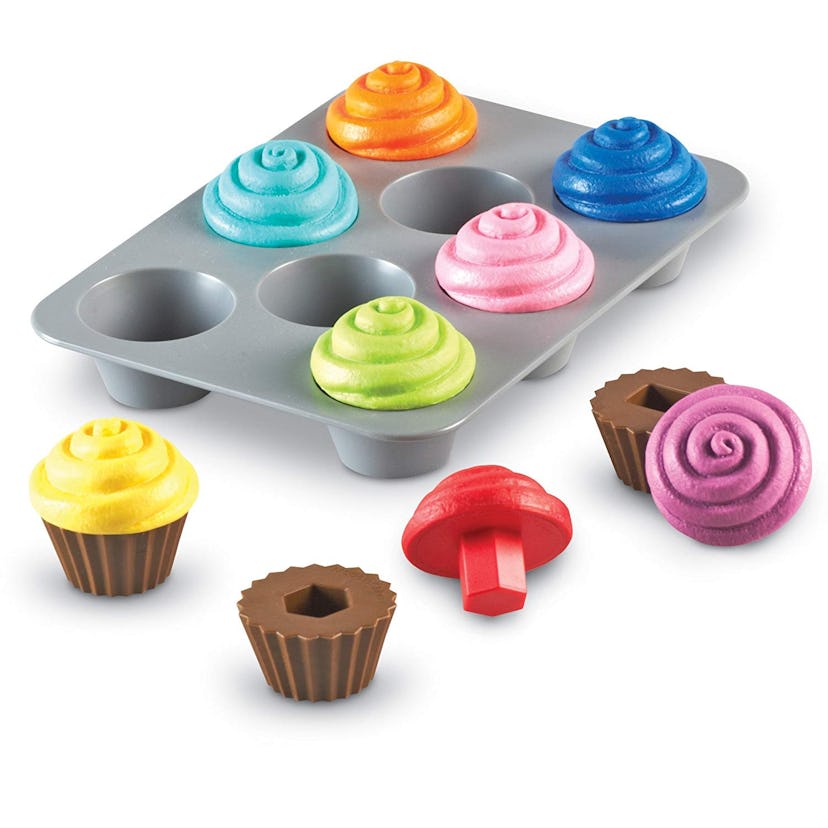 LEARNING RESOURCES Smart Snacks Shape Sorting Cupcakes