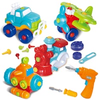 Joyin Take-A-Part Train, Truck, Helicopter, and Submarine