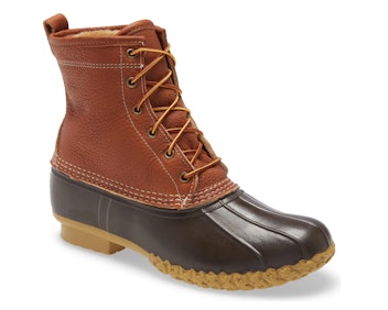 L.L. Bean Genuine Shearling Lined Bean Boot