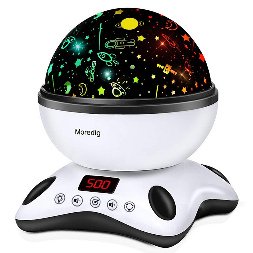 Moredig Remote Control Night Light Projector