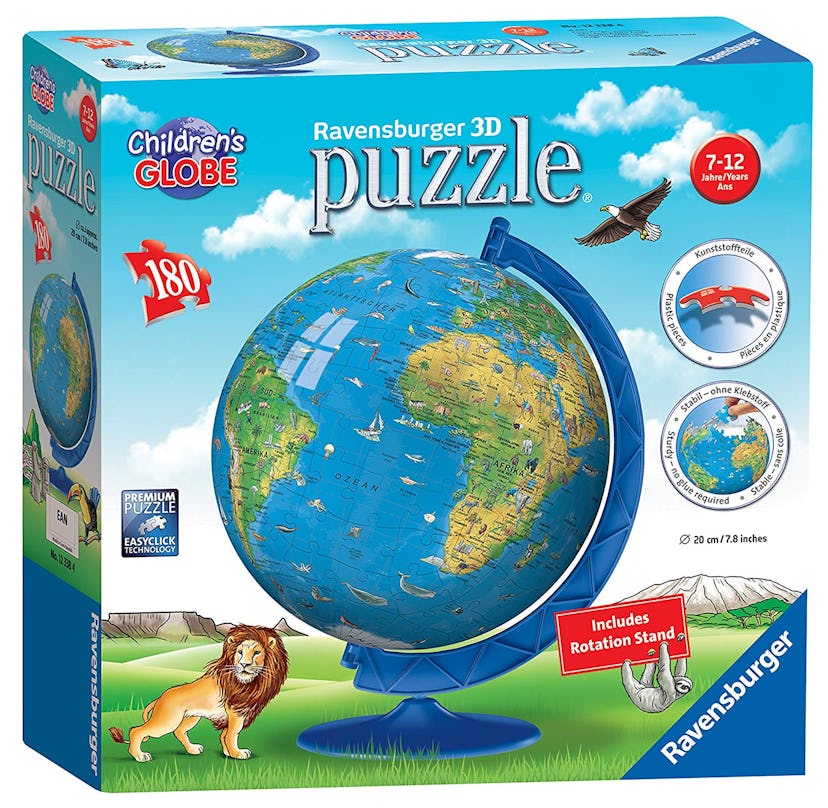 Ravensburger Children’s 180 Piece 3D Globe Jigsaw Puzzle