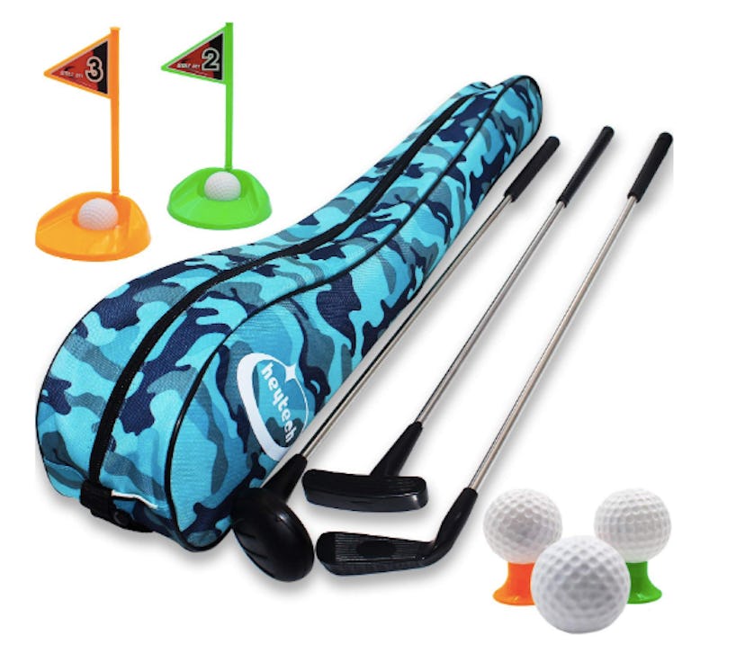 Heytech Kid's Toy Golf Clubs Set