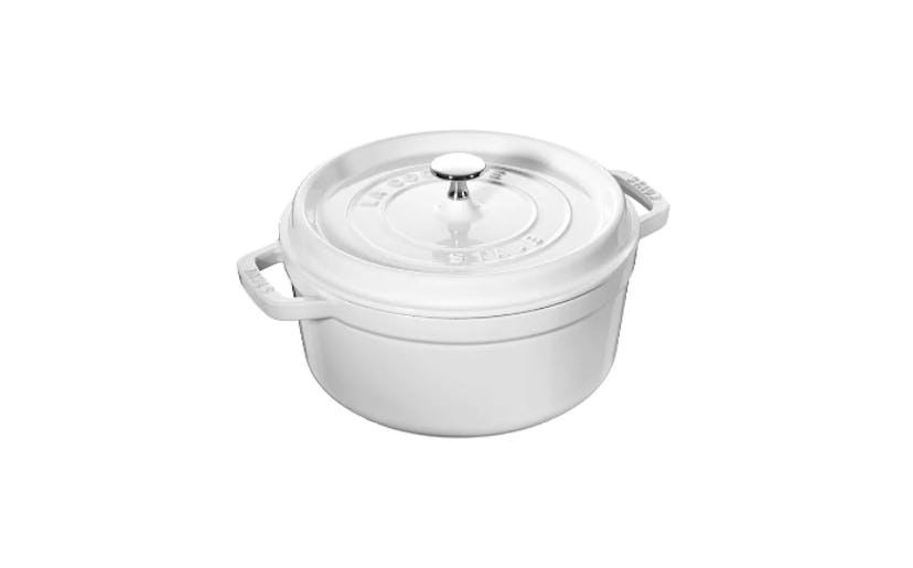 Staub 4-Quart Round Enameled Cast Iron Cocotte