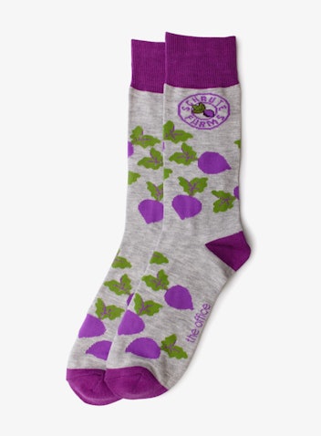 The Office Schrute Farms Beets Crew Socks
