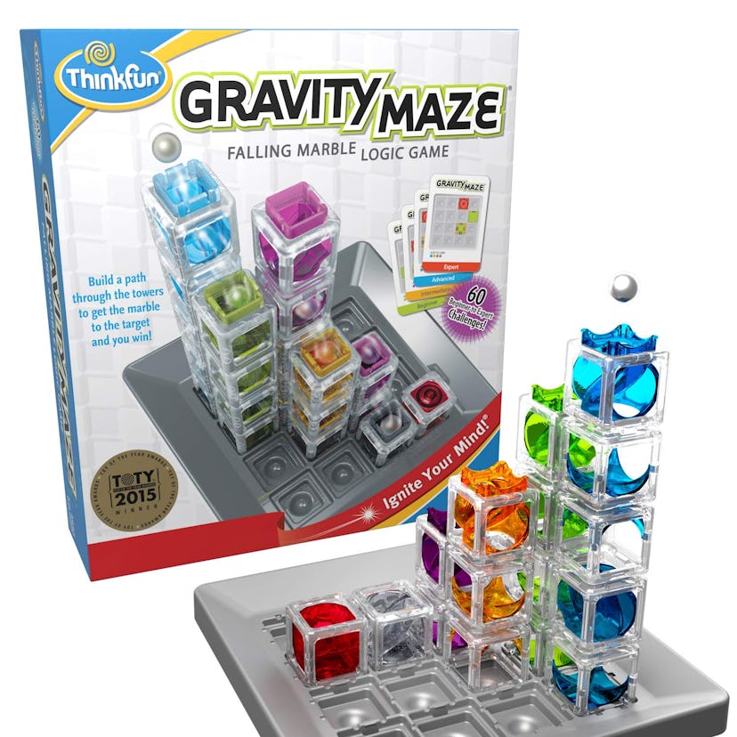 ThinkFun Gravity Maze Falling Marble Logic Game