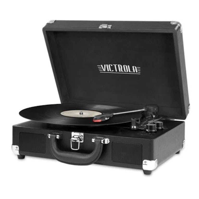 Victrola Vintage 3-Speed Bluetooth Suitcase Turntable with Speakers