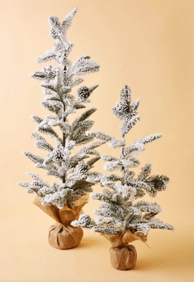 Flocked Christmas Tree