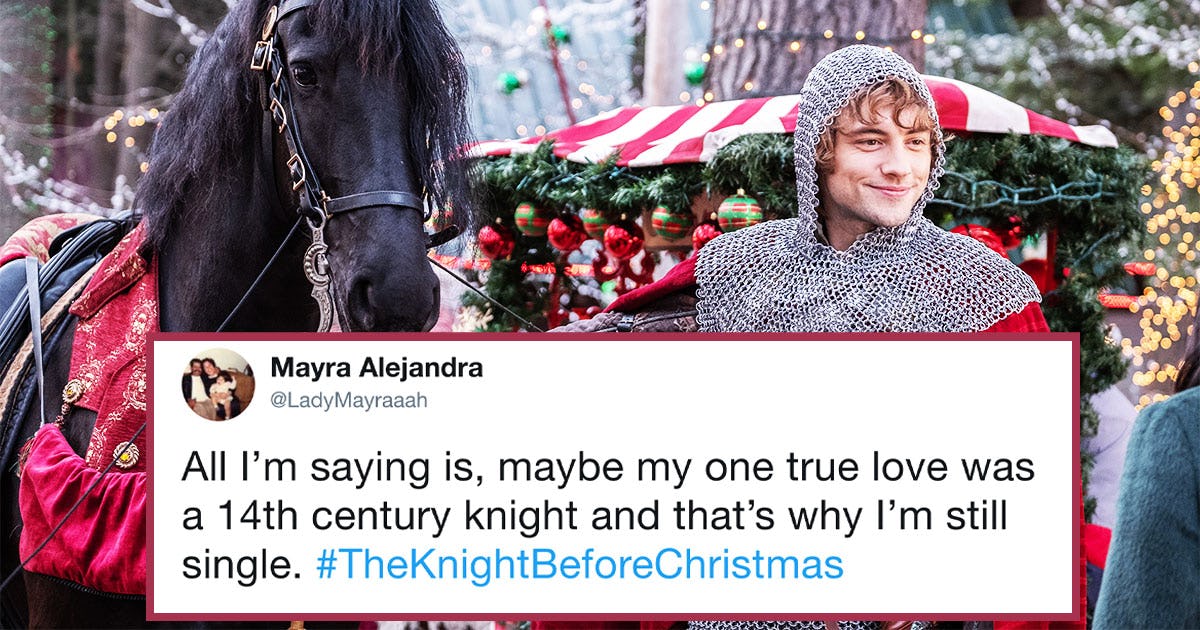 The Knight Before Christmas Is About To Be Your Cheesy Christmas   Christmas Knight Ttweet 