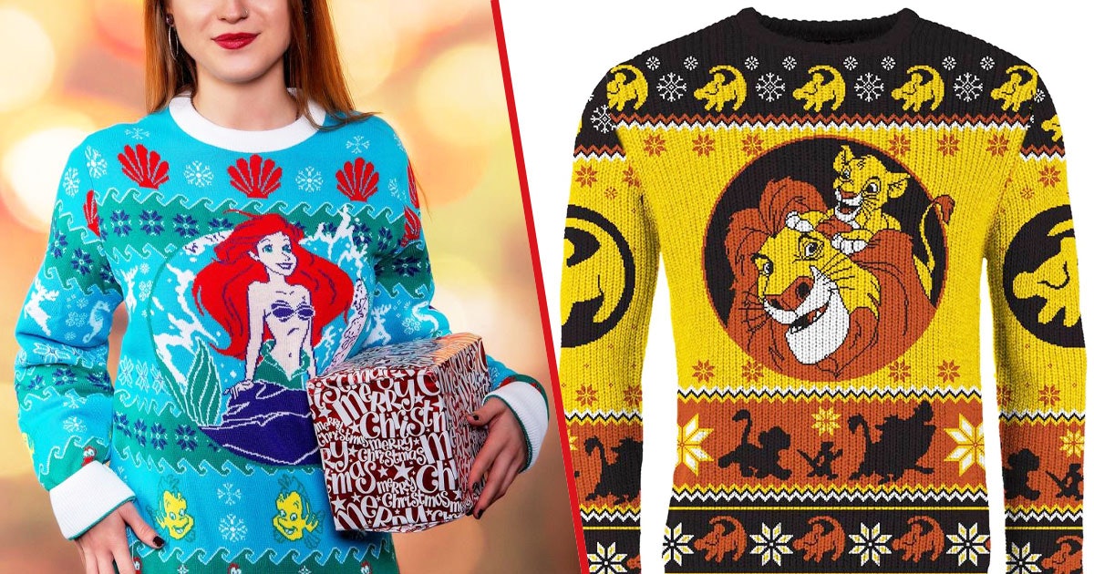 Christmas sweater outlet disney