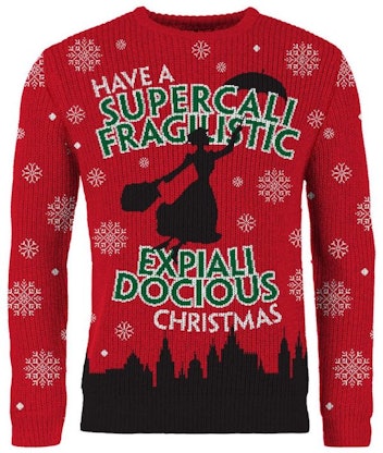 Mary Poppins: Have A Supercalifragilisticexpialidocious Christmas Knitted Sweater