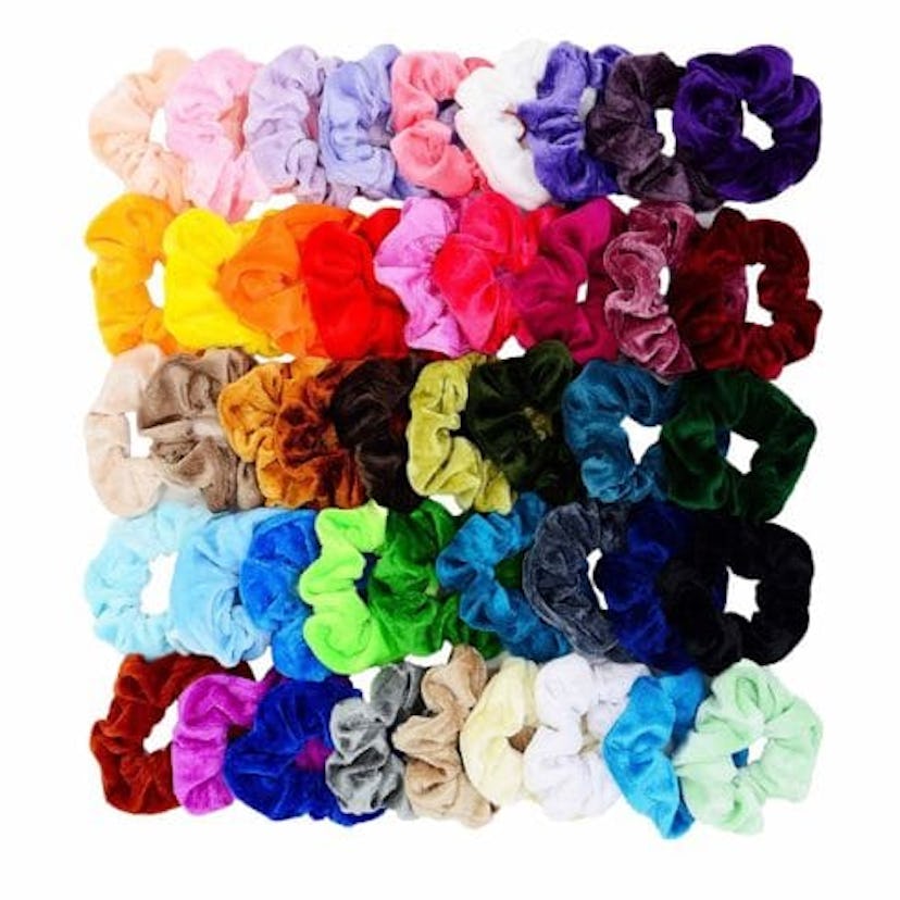 Chloven 45 Pcs Hair Scrunchies