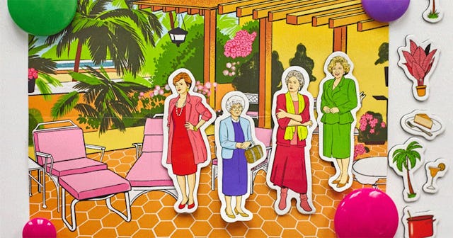 'Golden Girls' magnet set