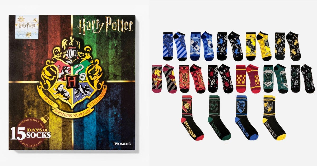 Target Has 4 Different Harry Potter Sock Advent Calendars This Year Target Has 4 Different Harry Potter Sock Advent Calendars This Year