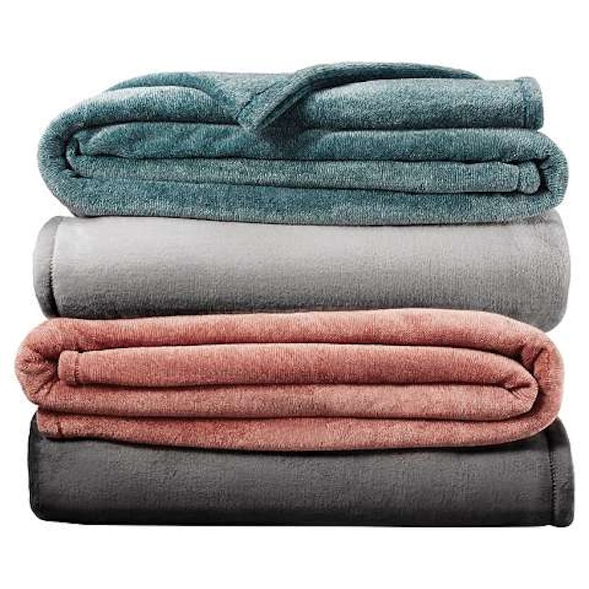 Threshold Twin-Size Microplush Blanket