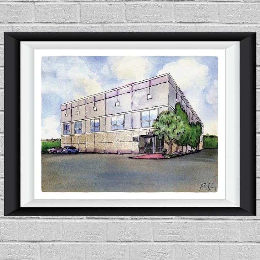 Pam's Watercolor Painting Replica Print