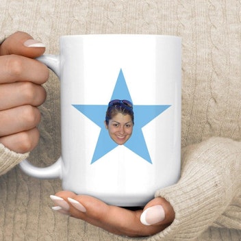 MugsBerry The Office 'Your Face Here' Star Mug
