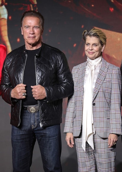 Linda Hamilton Arnold Schwarzenegger