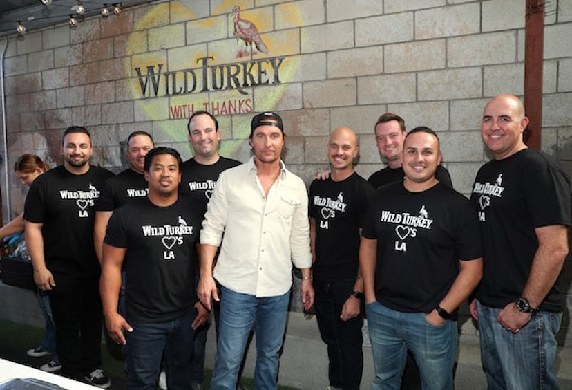 Matthew McConaughey Wild Turkey team