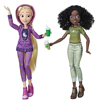 Disney Princess Ralph Breaks The Internet Movie Dolls, Rapunzel & Tiana Dolls