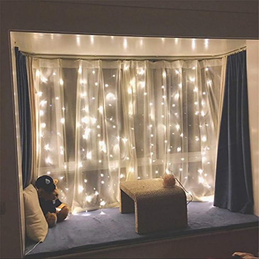 Twinkle Star 300 LED Window Curtain String Light 