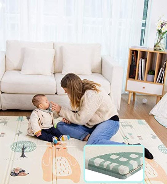 16 Best Toddler Play Mats That Are Actually Cute