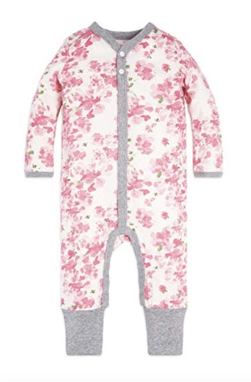 One-Piece Blossom Peony Organic Cotton Coverall by Burt's Bees Baby