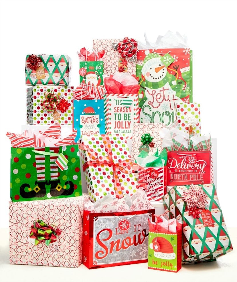 Stack of Gift Wrapped Presents
