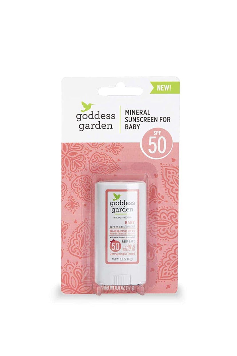 Goddess Garden Kids SPF 50 Mineral Sunscreen Stick for Sensitive Skin