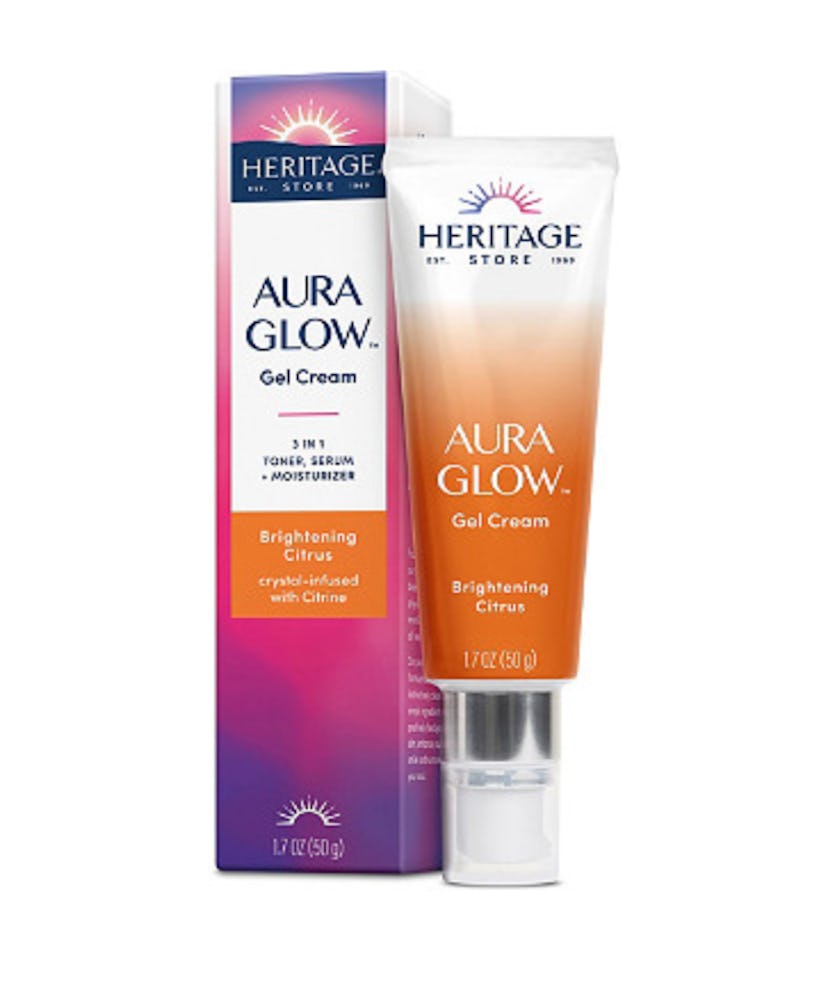 Heritage Store Aura Glow Gel Cream, Brightening Citrus