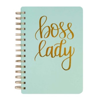 Sweet Water Decor Boss Lady Mint Spiral Notebook