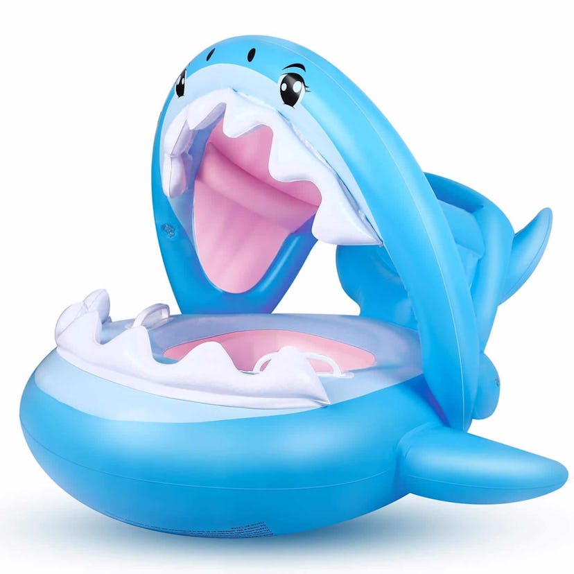 Flyboo Shark Pool Float with Canopy
