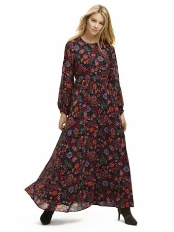 Scoop Women's Floral Print Maxi Dress