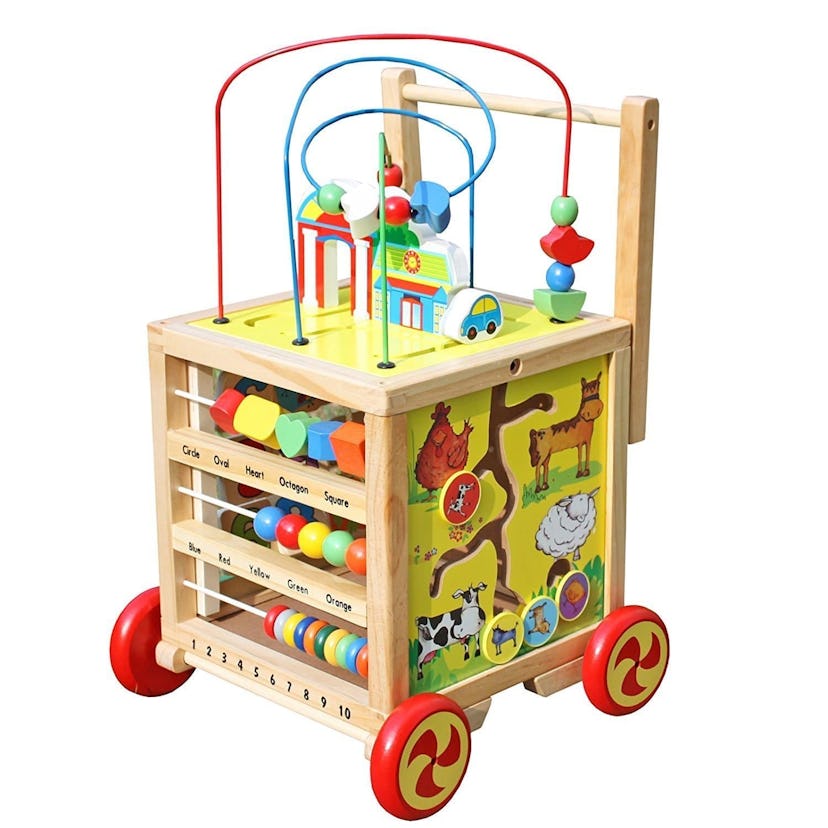 Time Wooden Learning Activity Center
