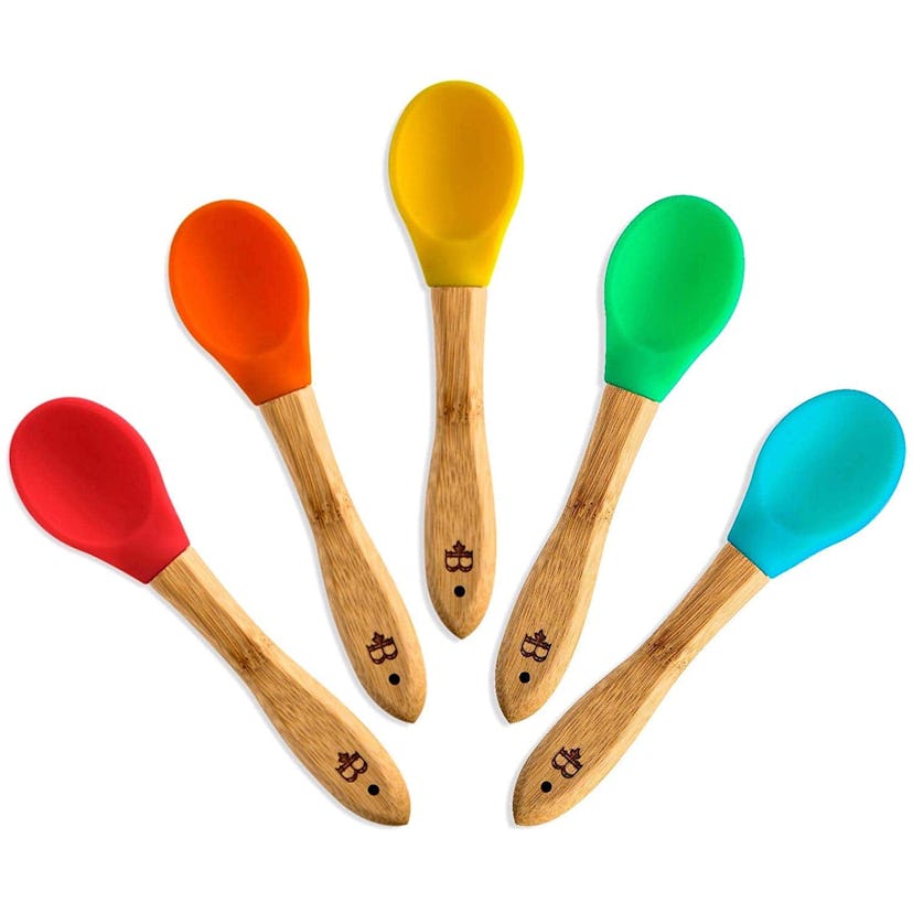 Bambusi Natural Bamboo Baby Spoons