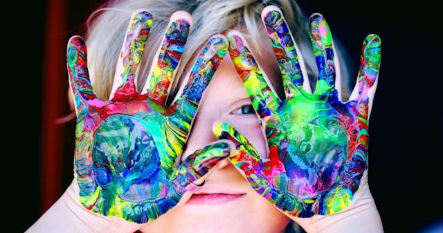 finger paint ideas