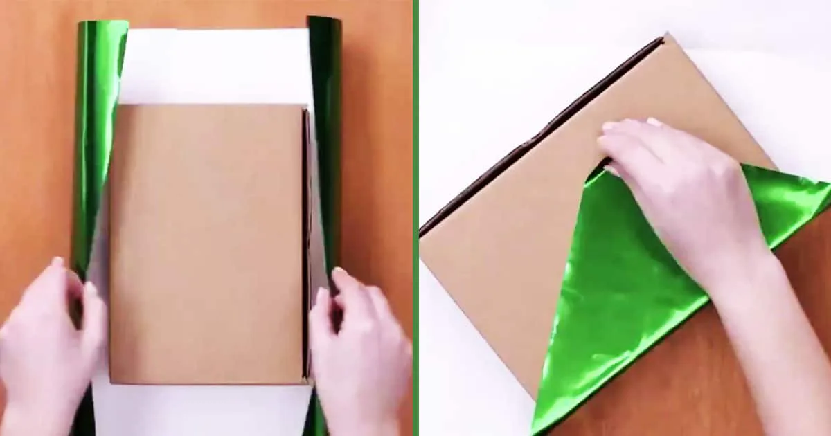 Papee Hack Wrapping Paper Hack Shows How To Handle Those Too-Short Pieces