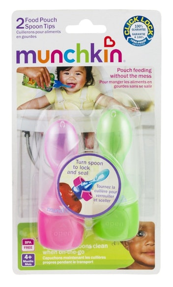 Munchkin Click Lock Food Pouch Spoon Tips