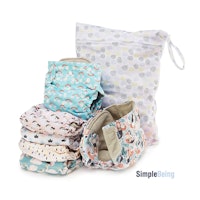 Simple Being Reusable Cloth Diapers With Wash Bag