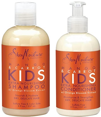 SheaMoisture KIDS Mango & Carrot Extra-Nourishing, Shampoo and Conditioner for Dry and Delicate Hair