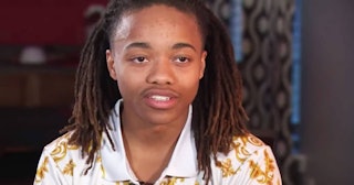 Deandre Arnold sharing details about the high school's request to trim his dreadlocks in an intervie...