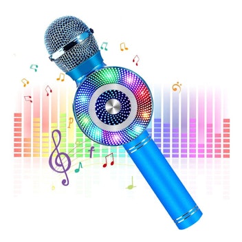 FishOaky Wireless Bluetooth Karaoke Microphone