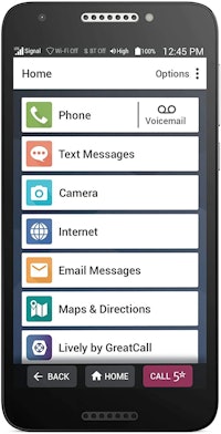 Jitterbug Smart2 No-Contract Easy-To-Use Smartphone
