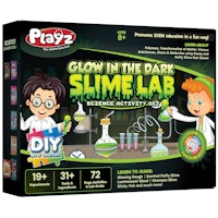 Playz Glow in The Dark Slime Lab Science Kit
