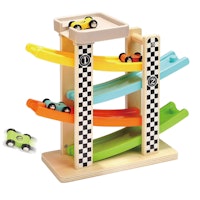 Top Bright Wooden Race Track Car Ramp